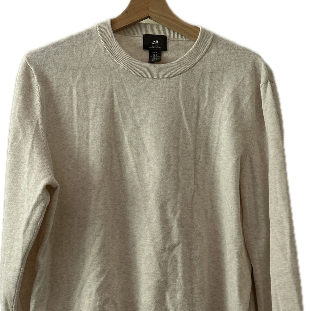 H&M Cream Slim Fit Top